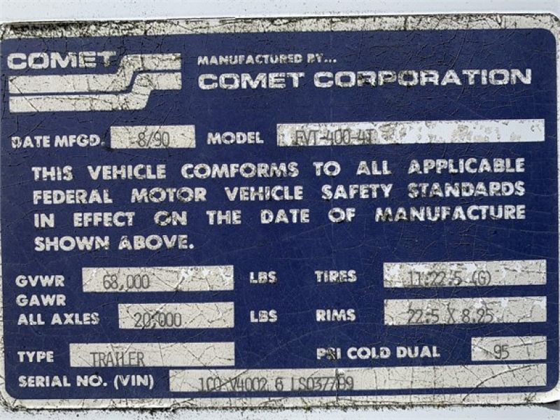 1990 COMET FVT-400-4T 4302868975