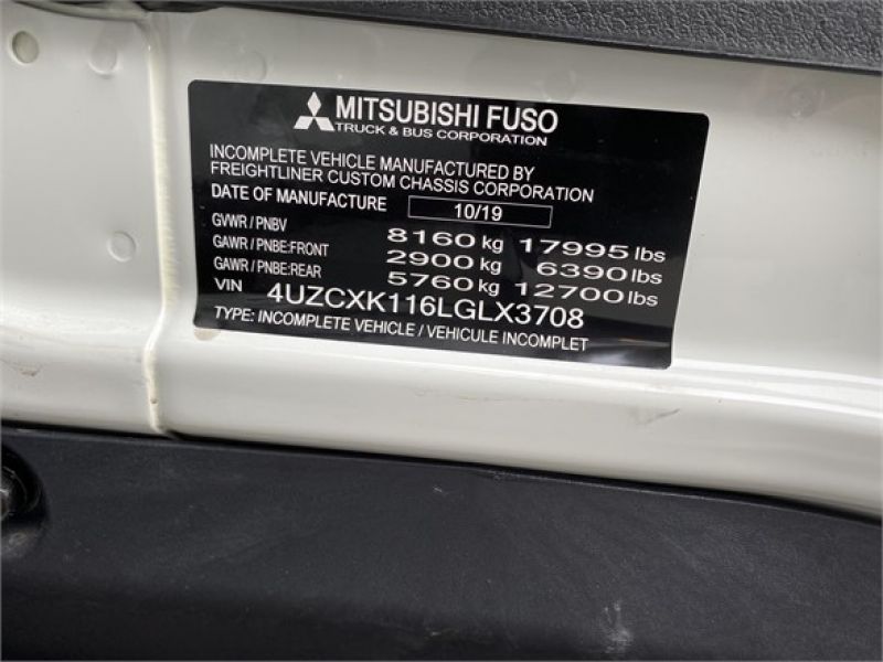 2020 MITSUBISHI FUSO FE180 6058076005