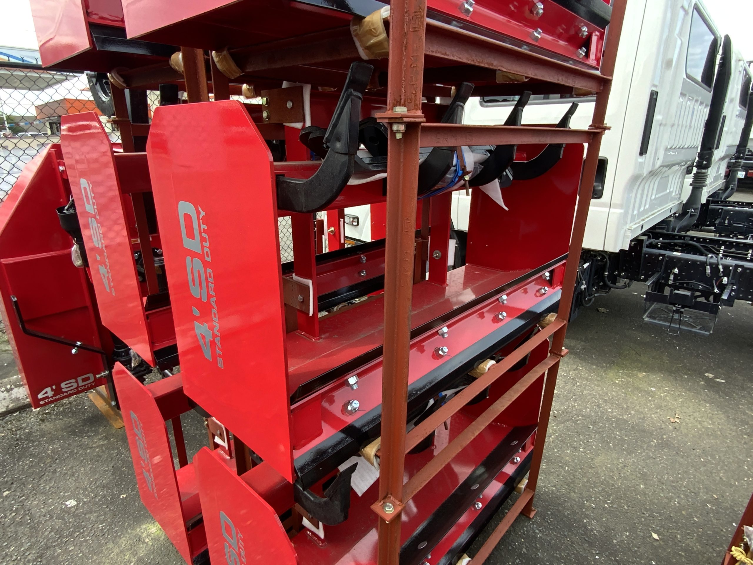 Mahindra SD4 Box Scraper 4 Ft Tractor Implement | 17–35 HP Heavy Duty Land Leveler - image 1 of 2