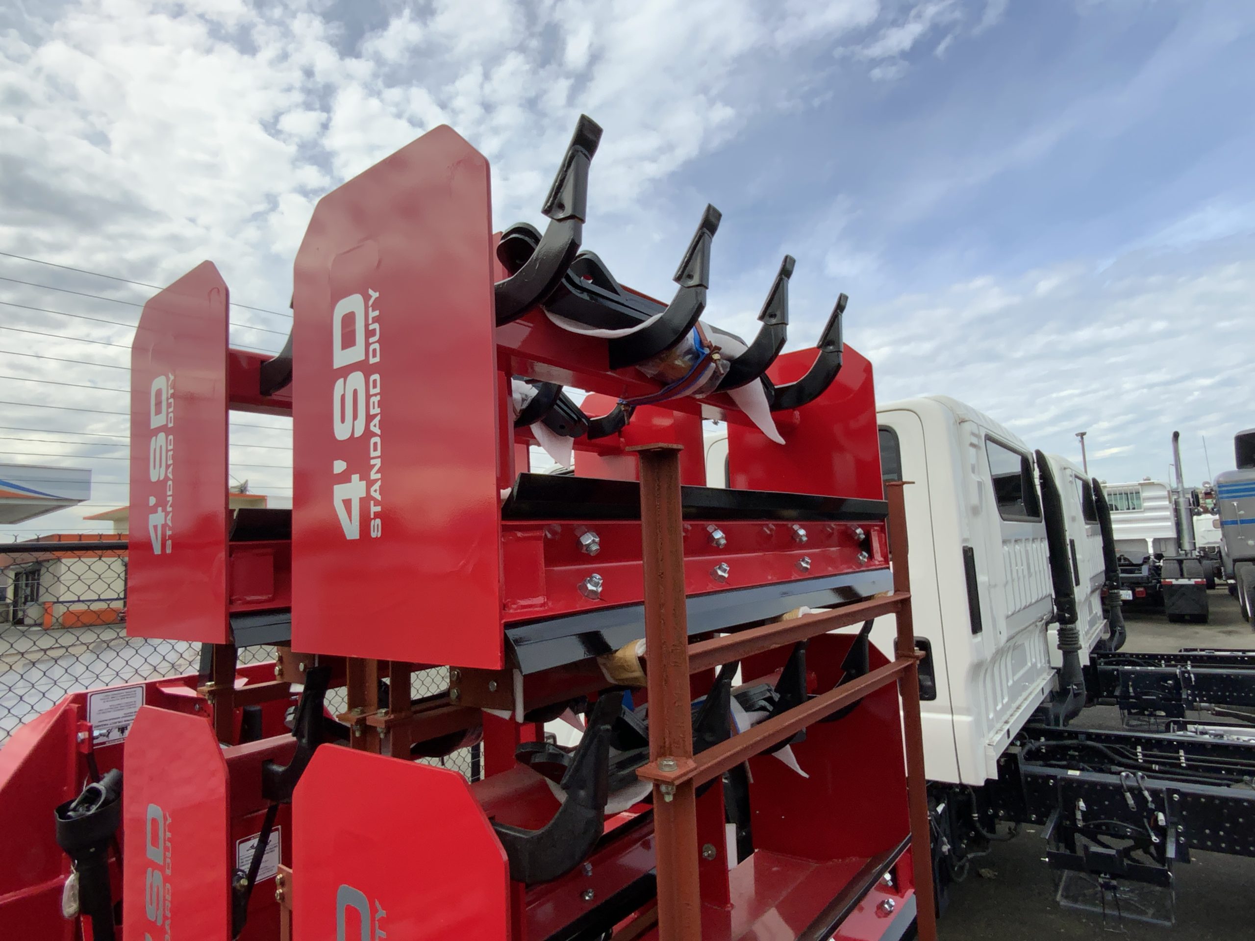 Mahindra SD4 Box Scraper with Ripper Shanks | 4 Ft, Cat I 3-Point Hitch Tractor Implement - image 1 of 2